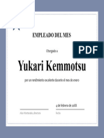 Yukari Kemmotsu: Empleado Del Mes