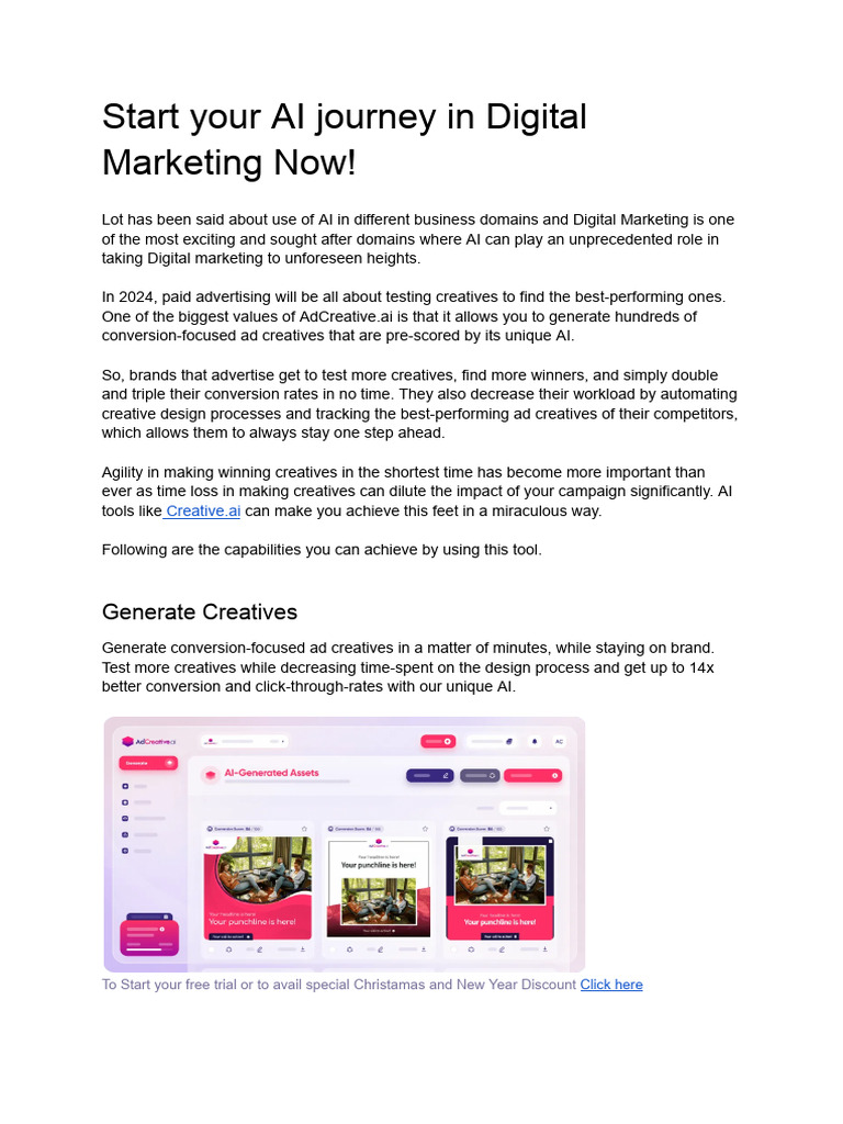 AI Tools for Digital Marketing Success | PDF | Artificial Intelligence ...
