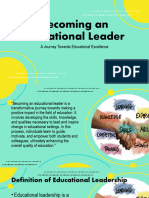 Becoming An Educational Leader