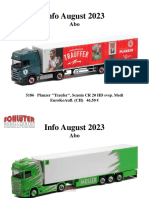 Info August 2023: 5186 Planzer "Traufer", Scania CR 20 HD Svsp. Medi Eurokoaufl. (CH) 46,50