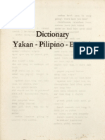 Yka Dictionary Yakan-Pilipino-English 1987 PDF