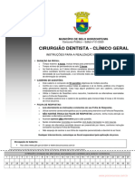 Cirurgiao Dentista Clinico Geral