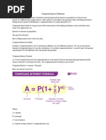 Compound Interest Definition