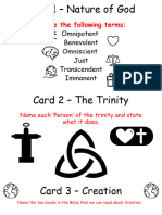 Christian Beliefs and Practices Revision Cards