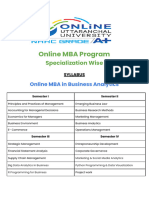 Uu Online Mba Syllabus