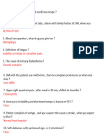 Family Medicine Quiz