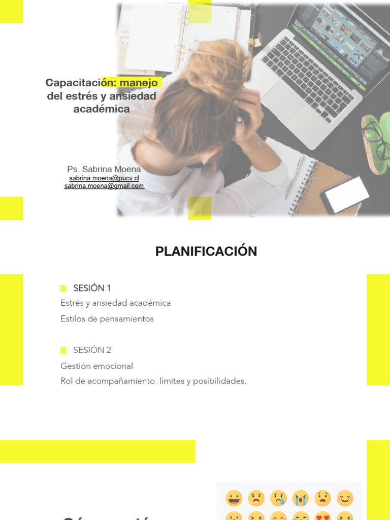 Manejo De Ansiedad Y Estrés Académico Pdf Ansiedad Estrés Biología