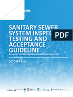 Sanitary Sewer Inspection Testing and Acceptance Guideline