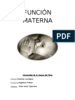 Función materna y desarrollo psíquico del niño