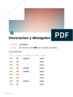 Decoracion y Monigotes