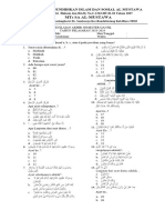 SOAL PAS TAHFIDZ KELAS 9