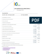 Escala de Depressão Geriatrica