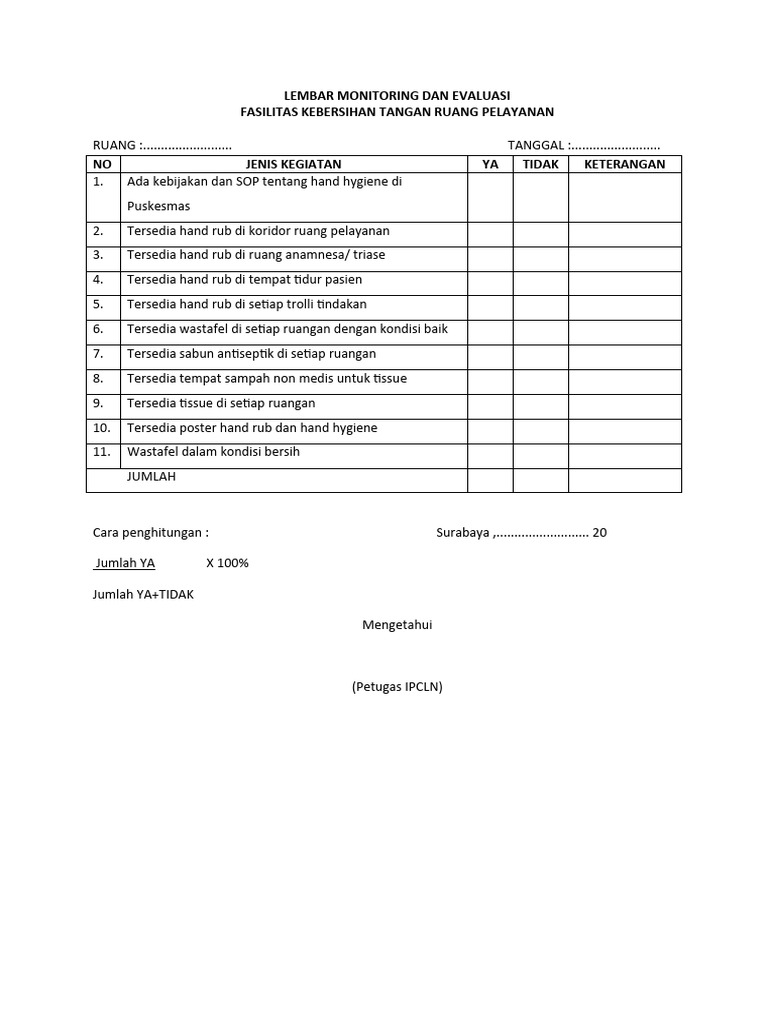 Form Monitoring Ppi Edited | PDF
