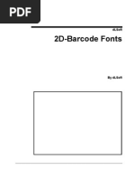 2D Barcode Font Kits