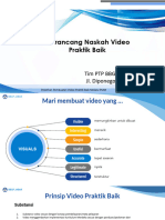 Merancang Naskah Video Praktik Baik 