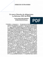 ALBIEZ DOHRMANN (2002) Un Nuevo Drecho de Obligaciones. La Reforma de 2002 Del BGB