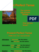 Present Perfect Tense