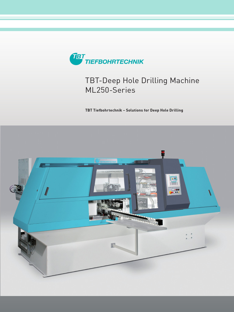 TBT ML250 Deep Hole Drilling Machine | PDF
