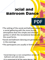 Social and Ballroom Dance