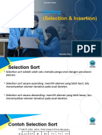 Mudafiq - Sorting (Selection Dan Insertion)