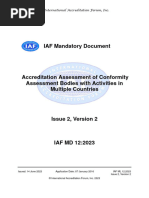 IAF MD 4:2025 - ICT in Conformity Assessment | PDF
