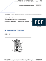 777D System Operation - Air Compressor Governor