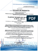 Certificado Tomas Domiciliarias CNCP6454