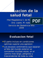 Evaluacion de la salud fetal en el parto