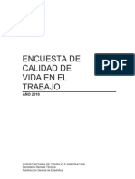 Encuesta Calidad Vida Trabajo 2010