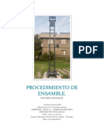 Procedimiento de Ensamble-Soporte Ascesor