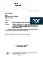 Carta Informe Compatibilidad