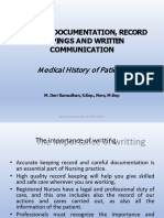 Nursing Documentation, Record Keepings and Written Communication