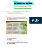 Sindrome Hemolitico Uremico: TRIADA CLASICA: Anemia Hemolítica Microangiopática + Trombocitopenia + LRA