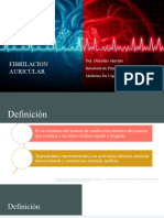 Fibrilacion Auricular: Dra. Deyadira Sánchez Residente de Primer Año Medicina de Urgencias