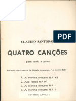 Santoro, Claudio e Alvarenga, Oneyda - Quatro Canções