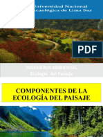 2da Clase COMPONENTES DE LA ECOLOGÍA DEL PAISAJE 2016IIpptx