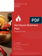 Hot Sauce Business Plan