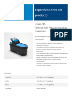 Código DBA3745 - Item P953745 - Especificaciones Del Producto
