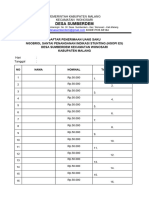 Daftar Penerimaan Uang Saku