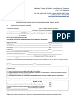NPTAJ-R4 Nomination Form