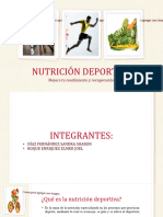 Nutrición Deportiva