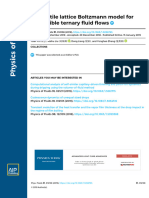 Yu Et Al. - 2019 - A Versatile Lattice Boltzmann Model For Immiscible Ternary Fluid Flows