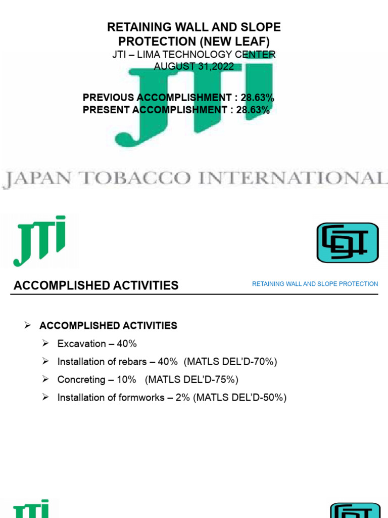 Retaining Wall and Slope Protection (PB1 9-3-22) | PDF