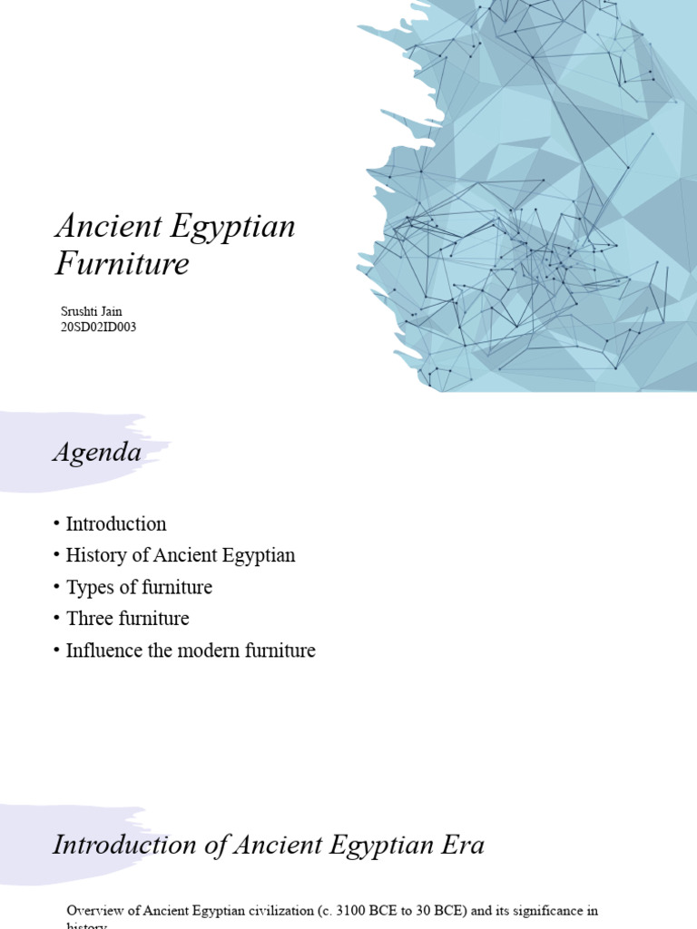 Ancient Egyptian Furniture PDF