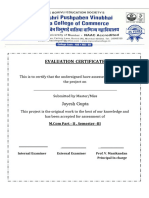 Mcom-Evaluation Certificate