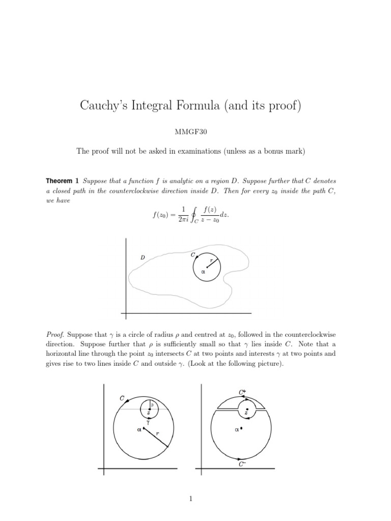 Cauchy | PDF