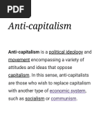 Anti Capitalism