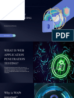 Dark Mode 3D Illustration Cyber Security Presentation