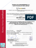 ISO 9001-2015 Certificate (22.07.2021 To 07.08.2024)