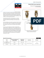 Model GXLO Series Sprinklers